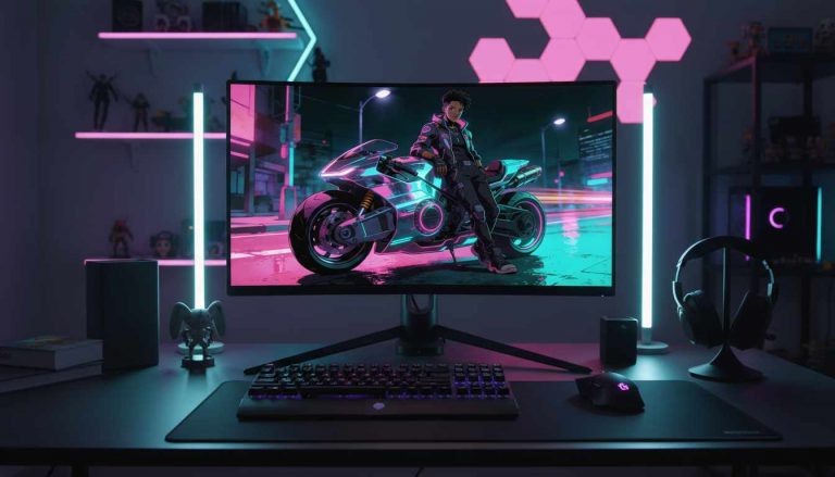 AFRO CYBER STREET RACER — 4K Desktop Wallpaper